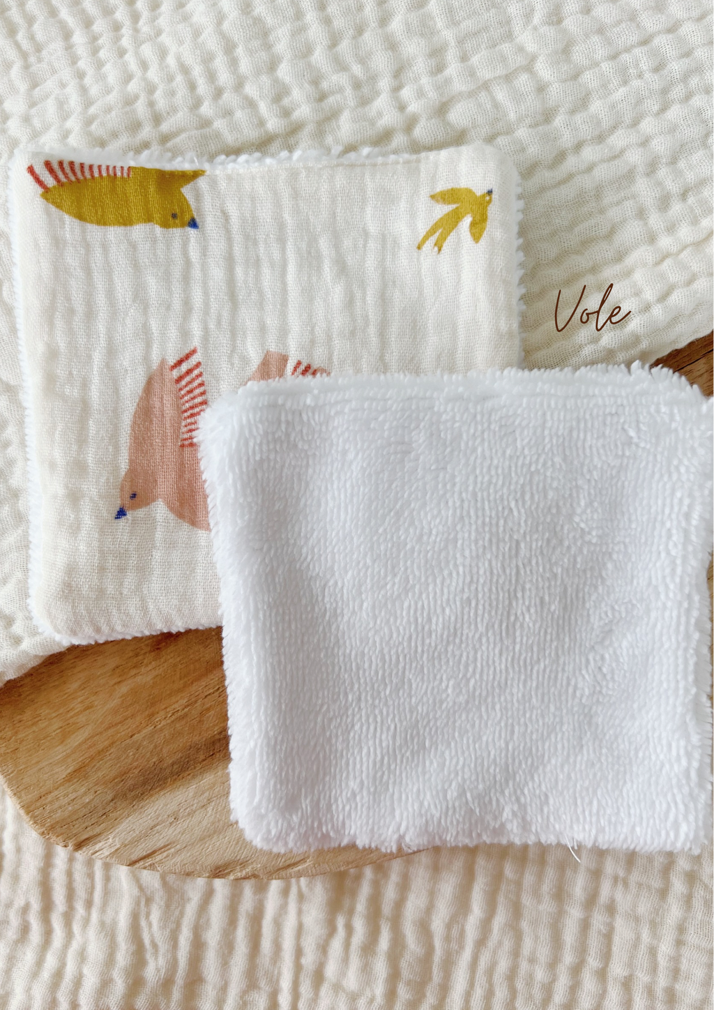 Coton lavable en éponge bambou
