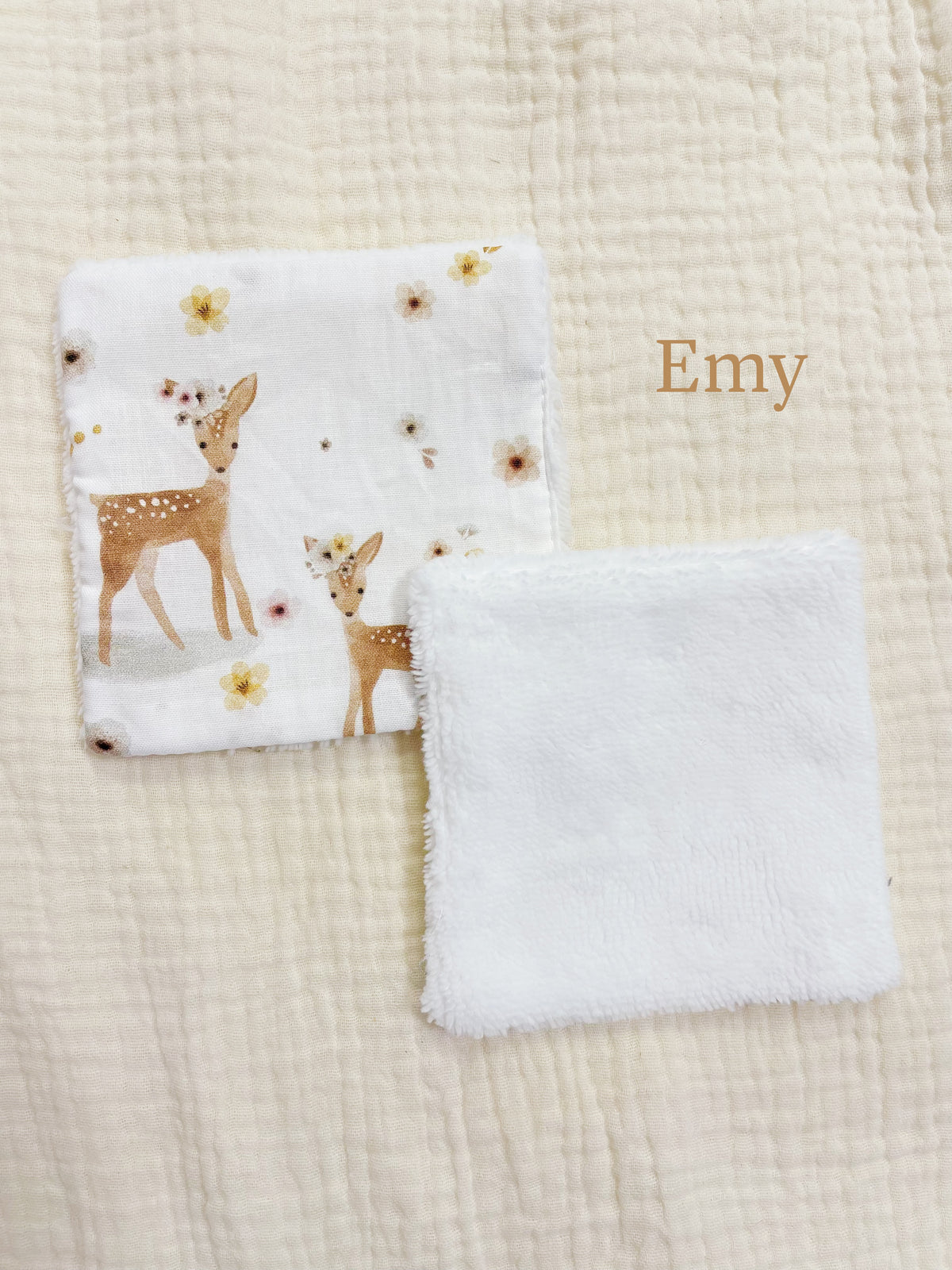 Lingettes bébé éponge bambou