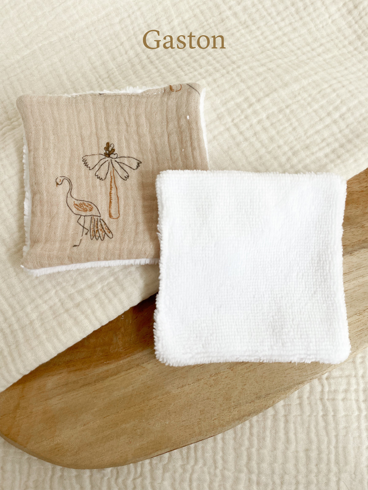 Lingettes bébé éponge bambou
