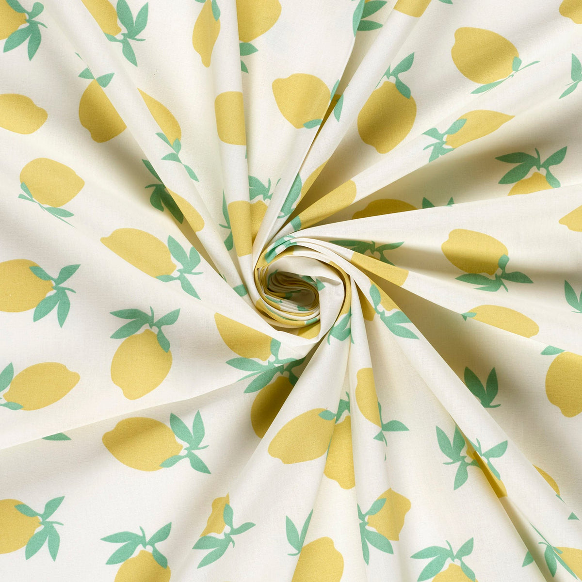 Popeline de coton Citron