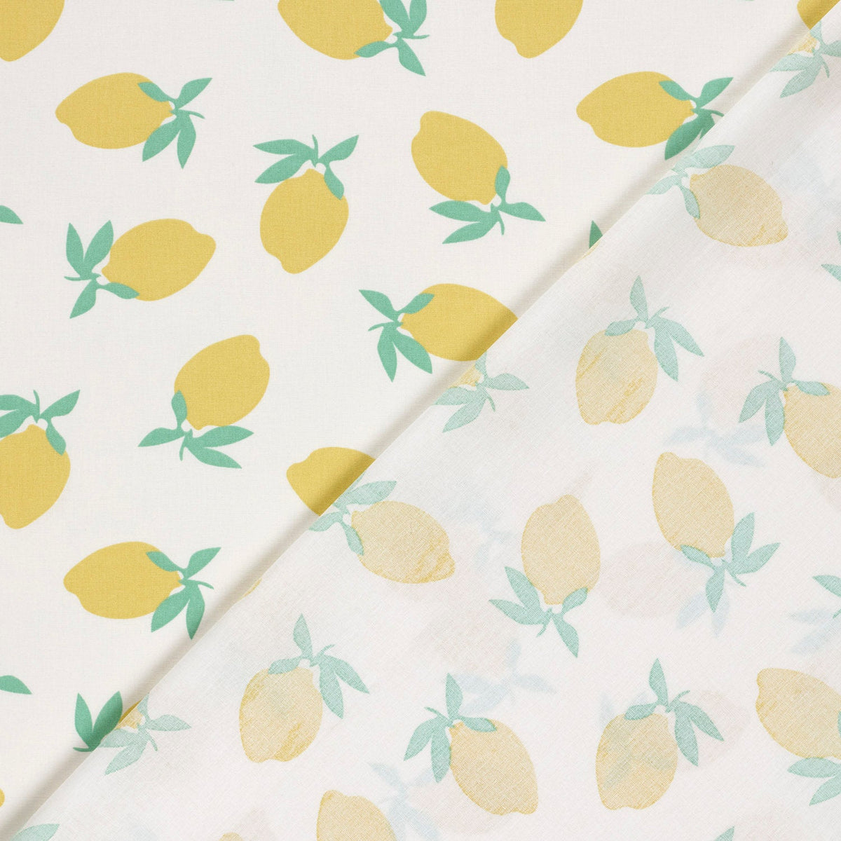 Popeline de coton Citron