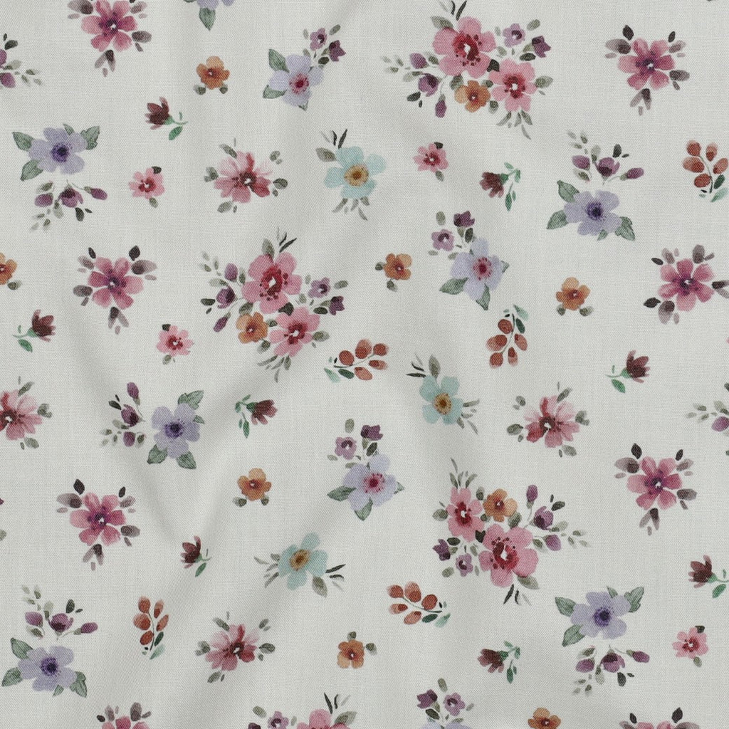 Popeline de coton blanche Aline 2