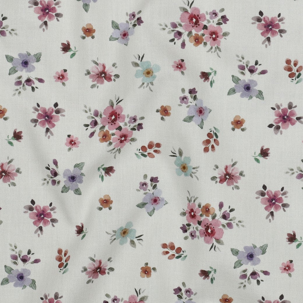 Popeline de coton blanche Aline 2