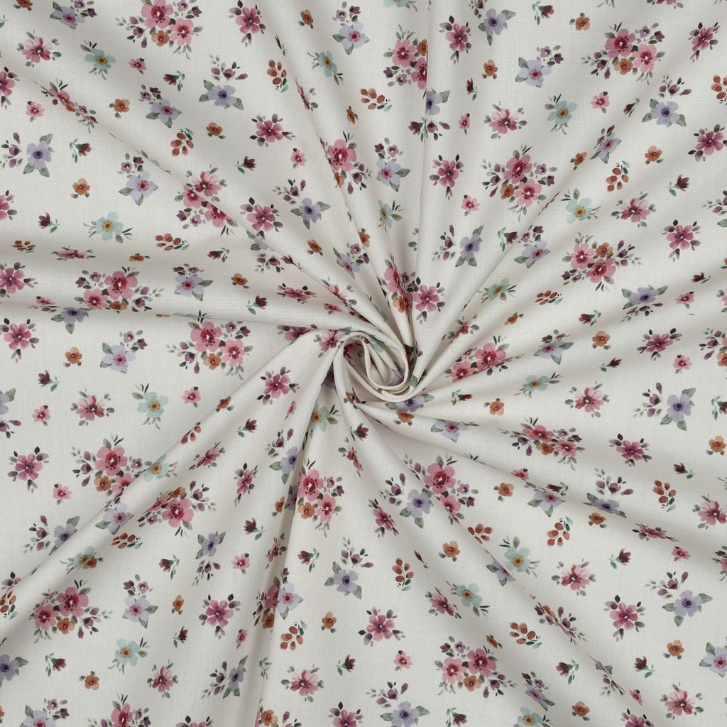 Popeline de coton blanche Aline 2