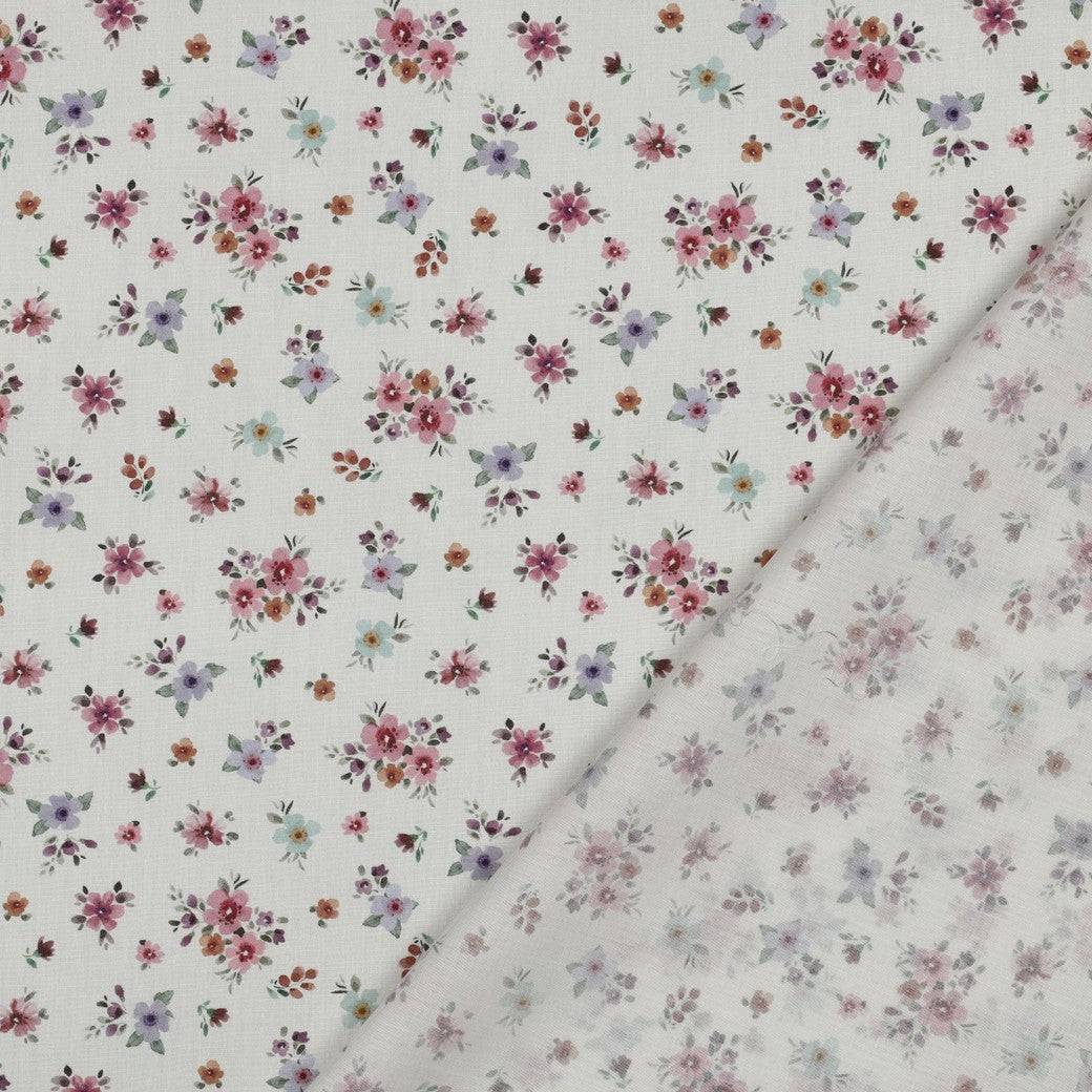 Popeline de coton blanche Aline 2