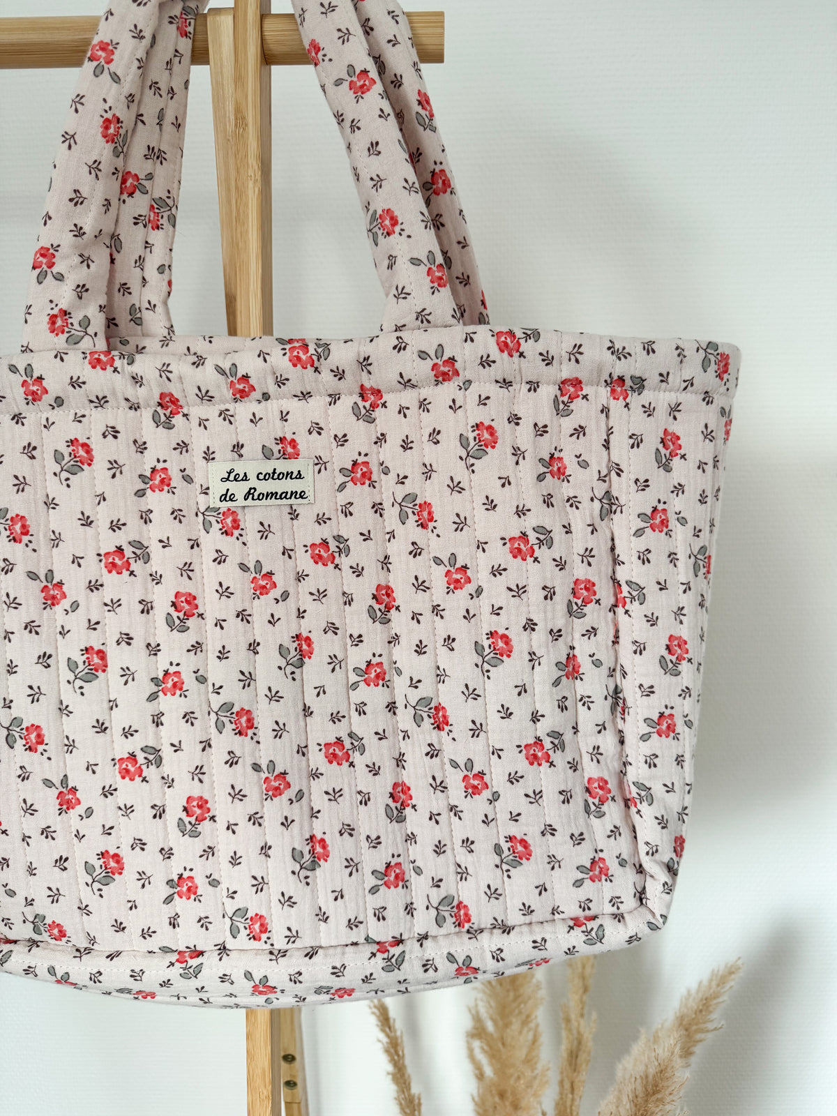 Sac cabas matelassé réversible - Les cotons de Romane