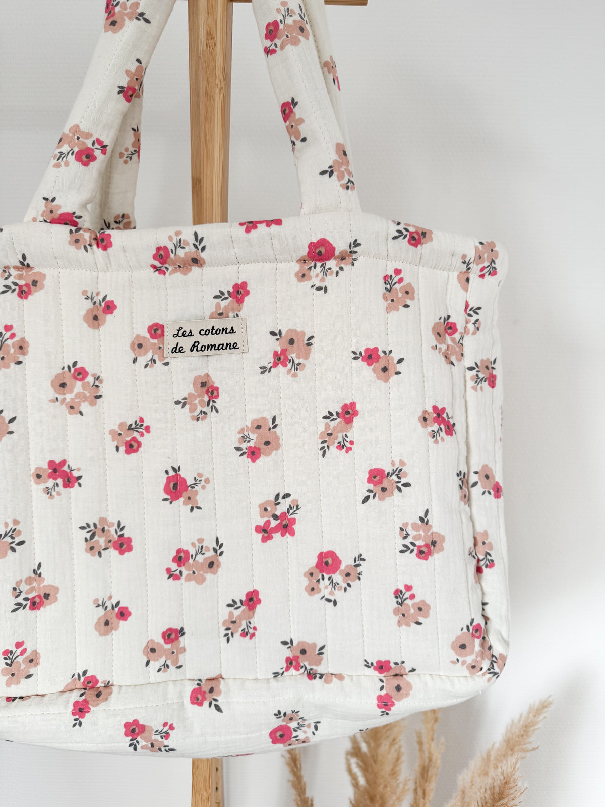 Sac cabas matelassé réversible - Les cotons de Romane
