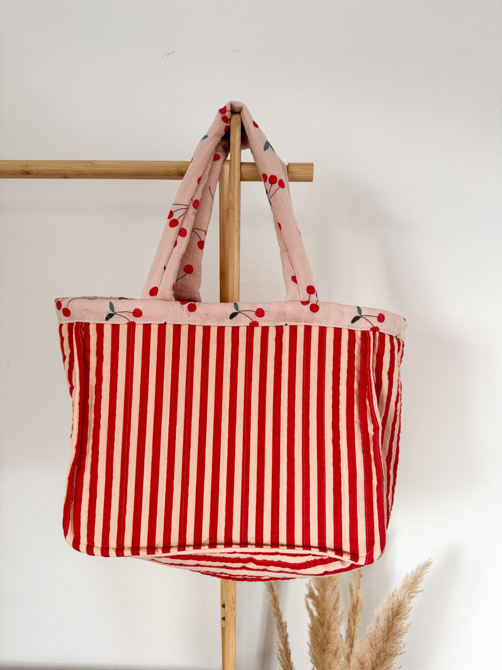 Sac cabas matelassé réversible - Les cotons de Romane