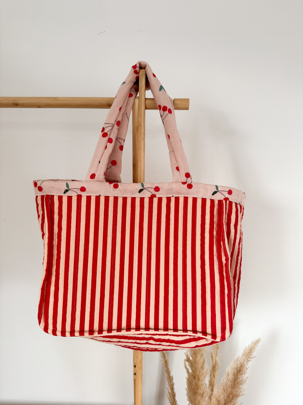Sac cabas matelassé réversible - Les cotons de Romane