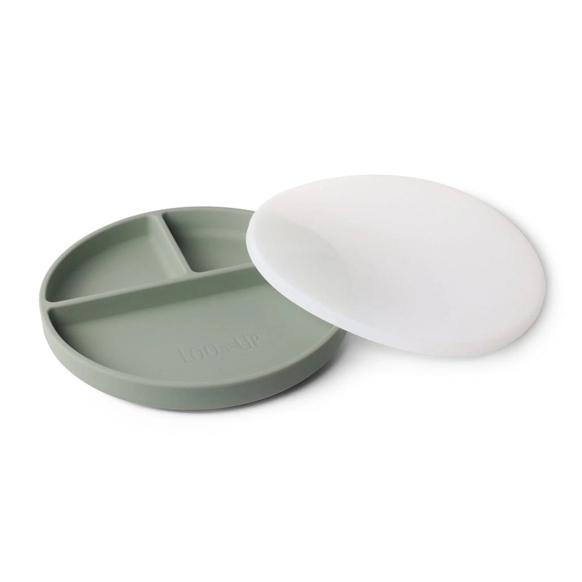 Assiette à compartiments - Loo.up - Sauge