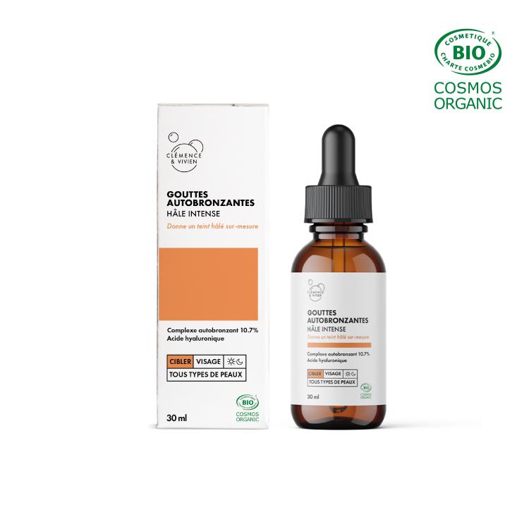 Autobronzant visage bio - Clémence et Vivien - Hâle intense