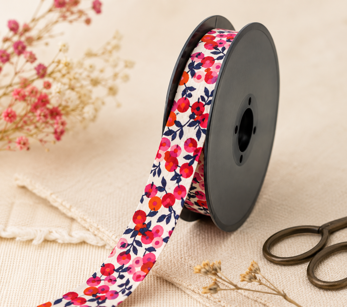 Biais Liberty 20mm Wiltshire rose