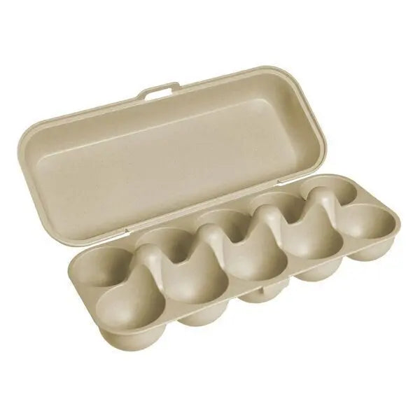 Boîte à oeuf en bioplastique - 10 oeufs / Beige