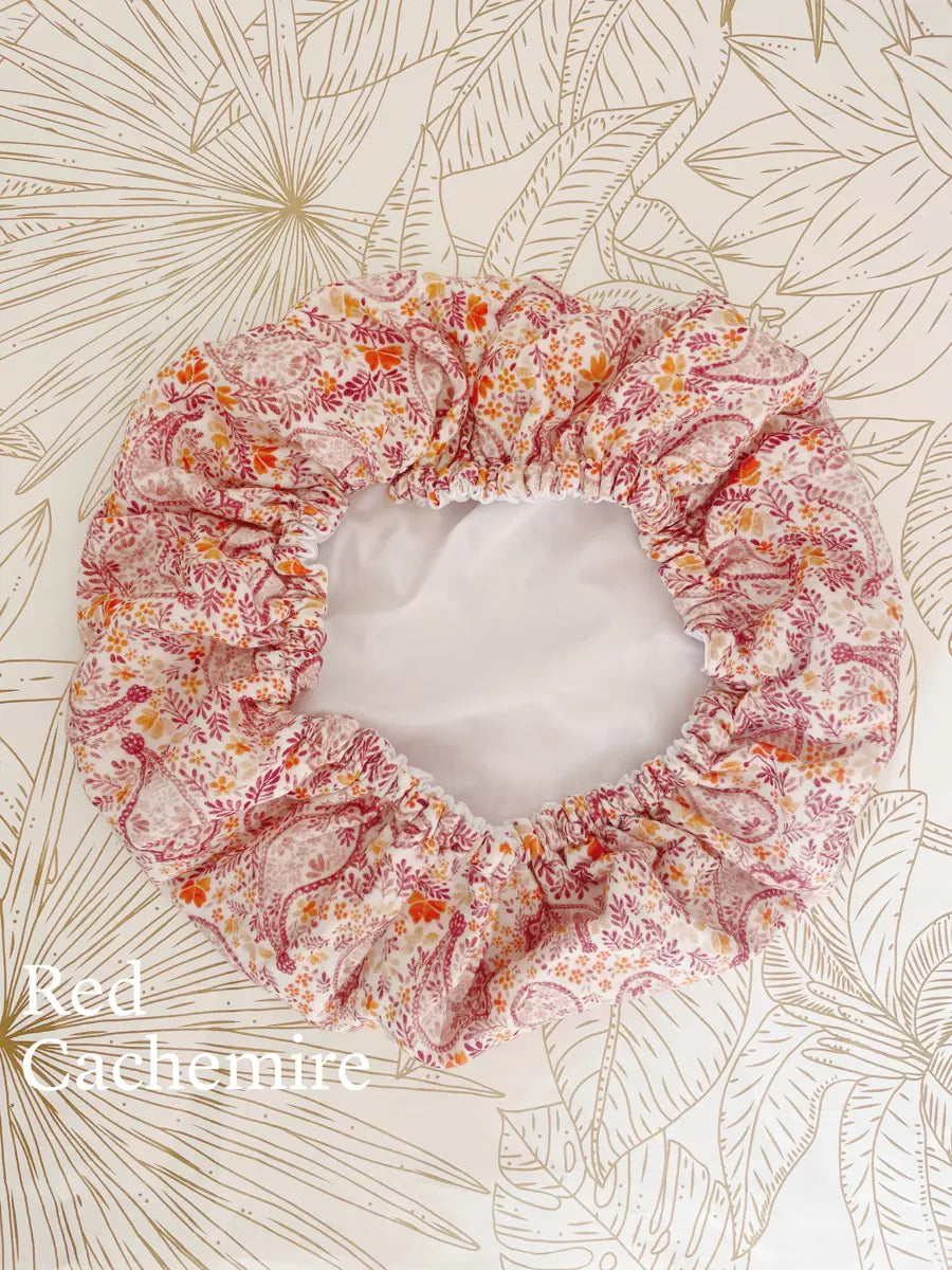 Bonnet de soin en soie - Red cachemire