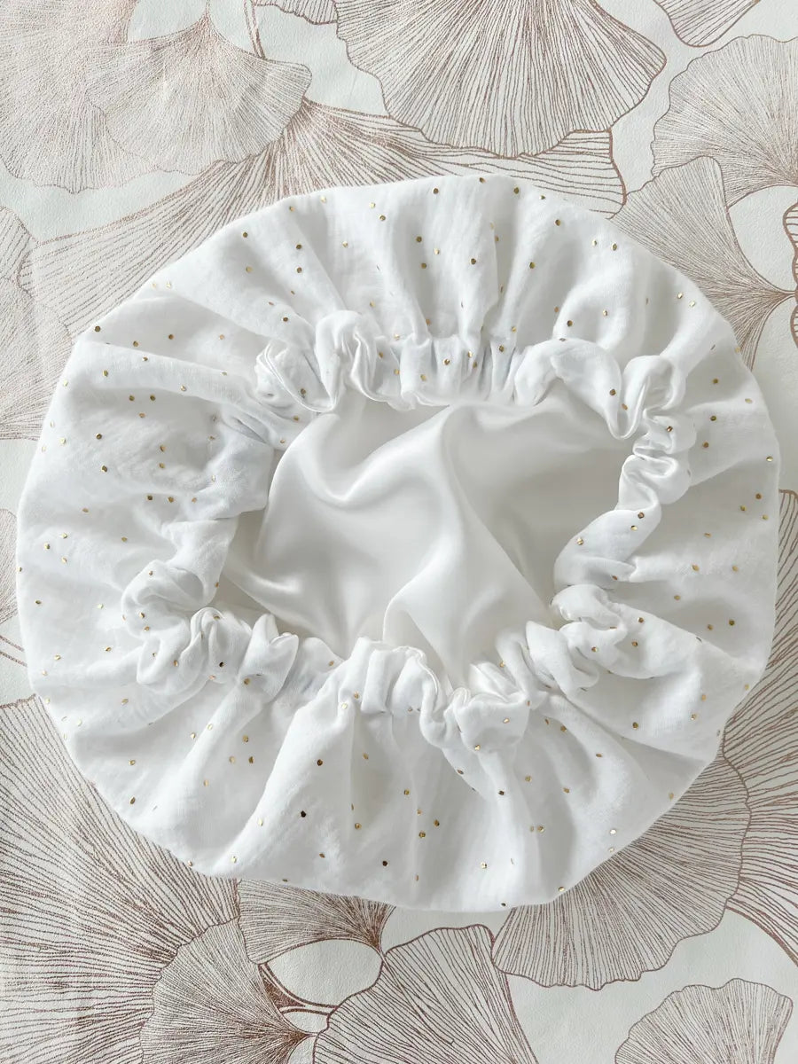 Bonnet de soin en soie - Star dust