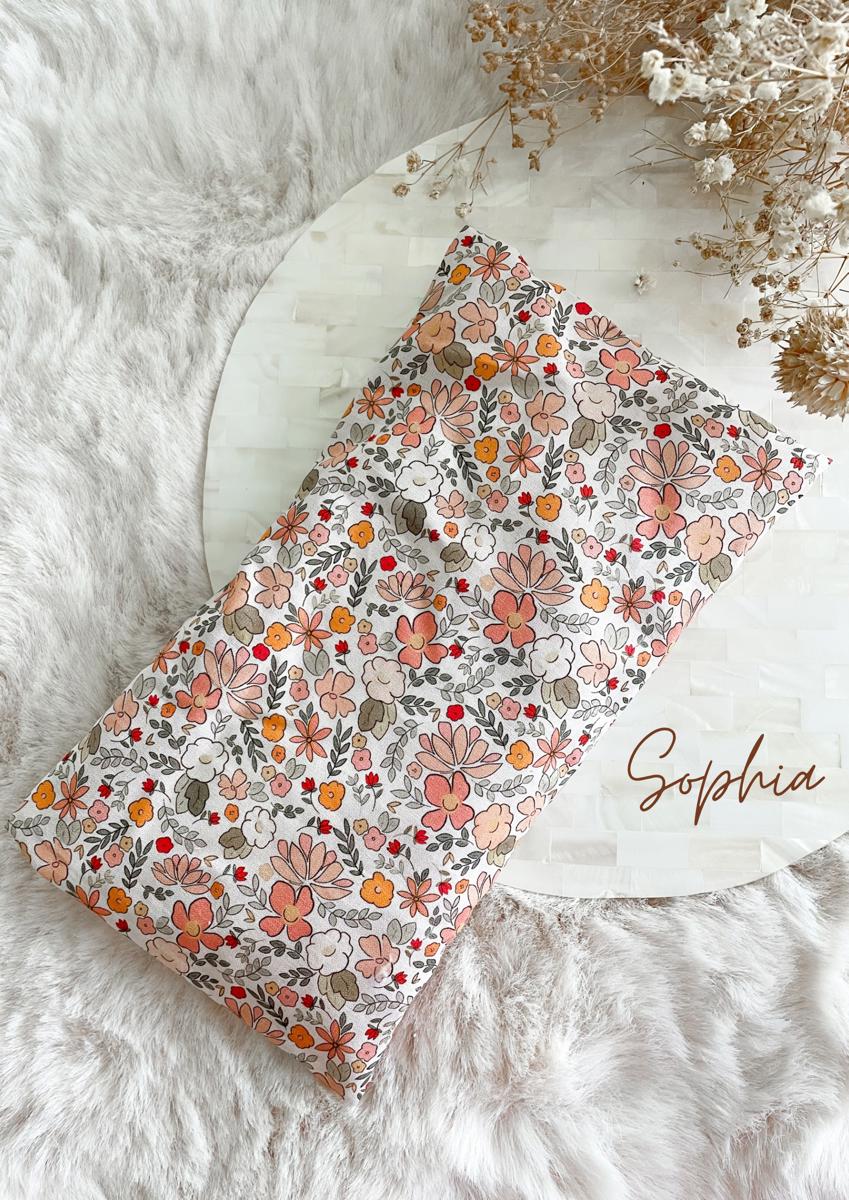 Bouillotte sèche aux grains de riz déhoussable - Sophia