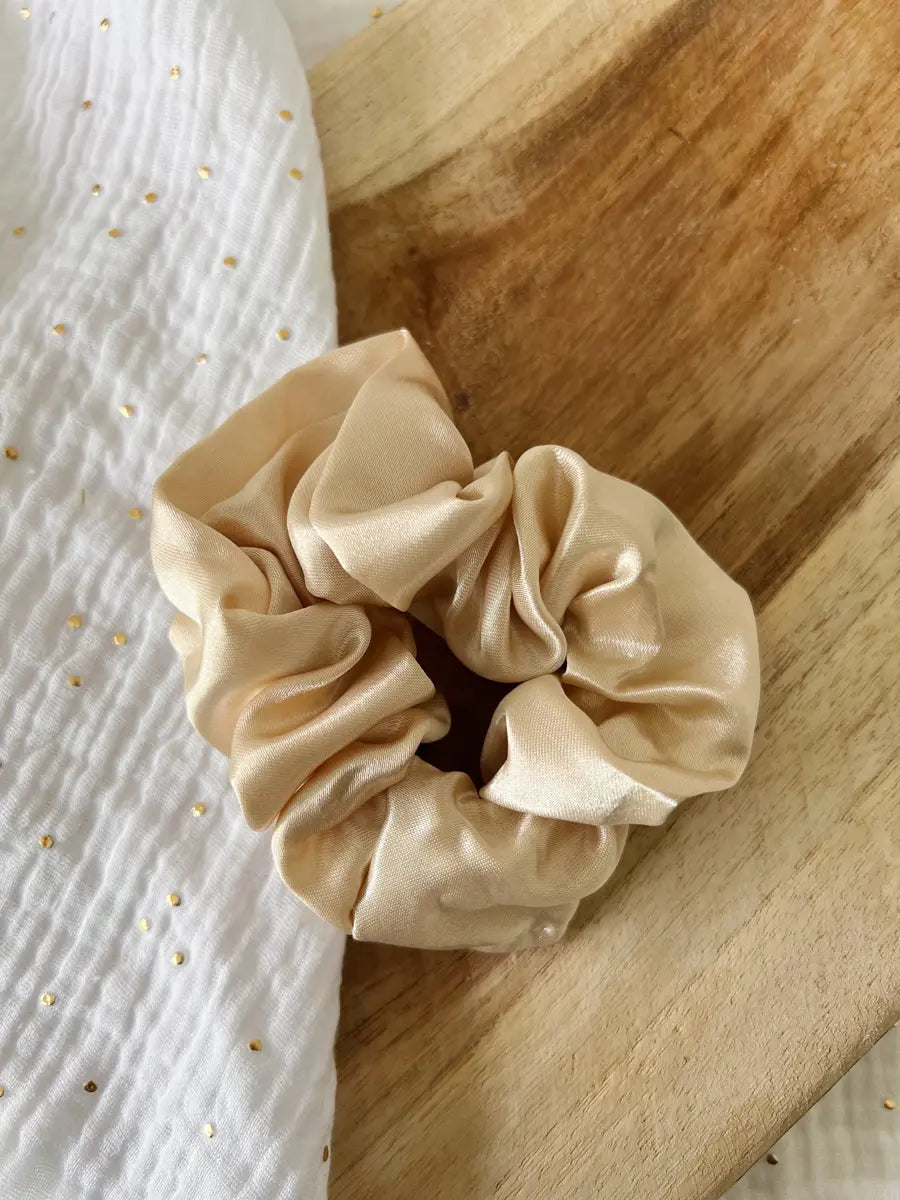 Chouchou satin - Beige