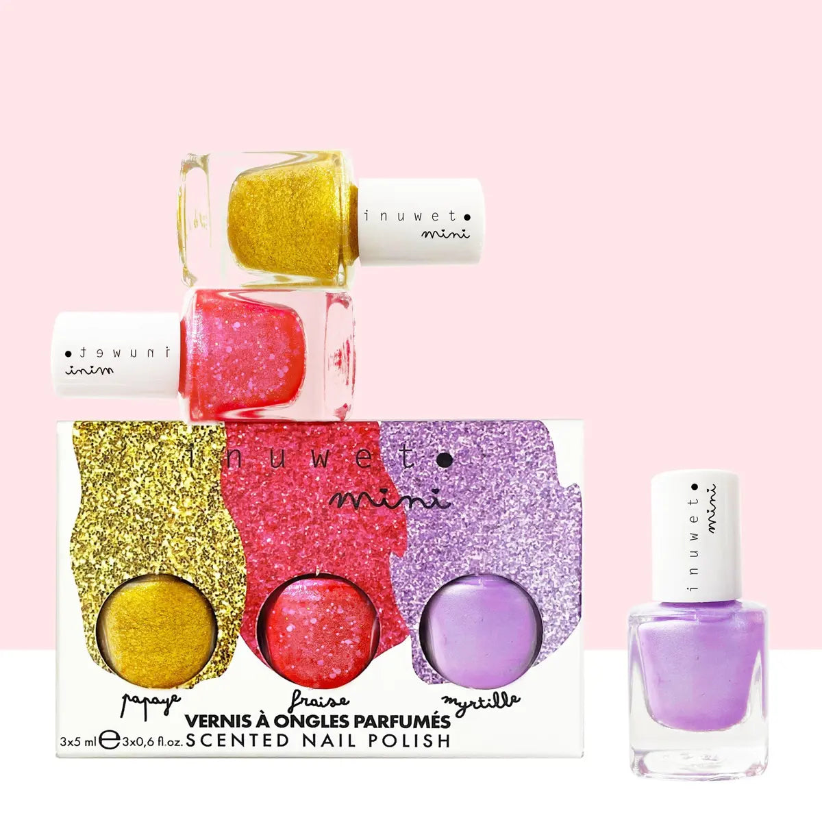 Coffret 3 vernis à l'eau - Inuwet - 1