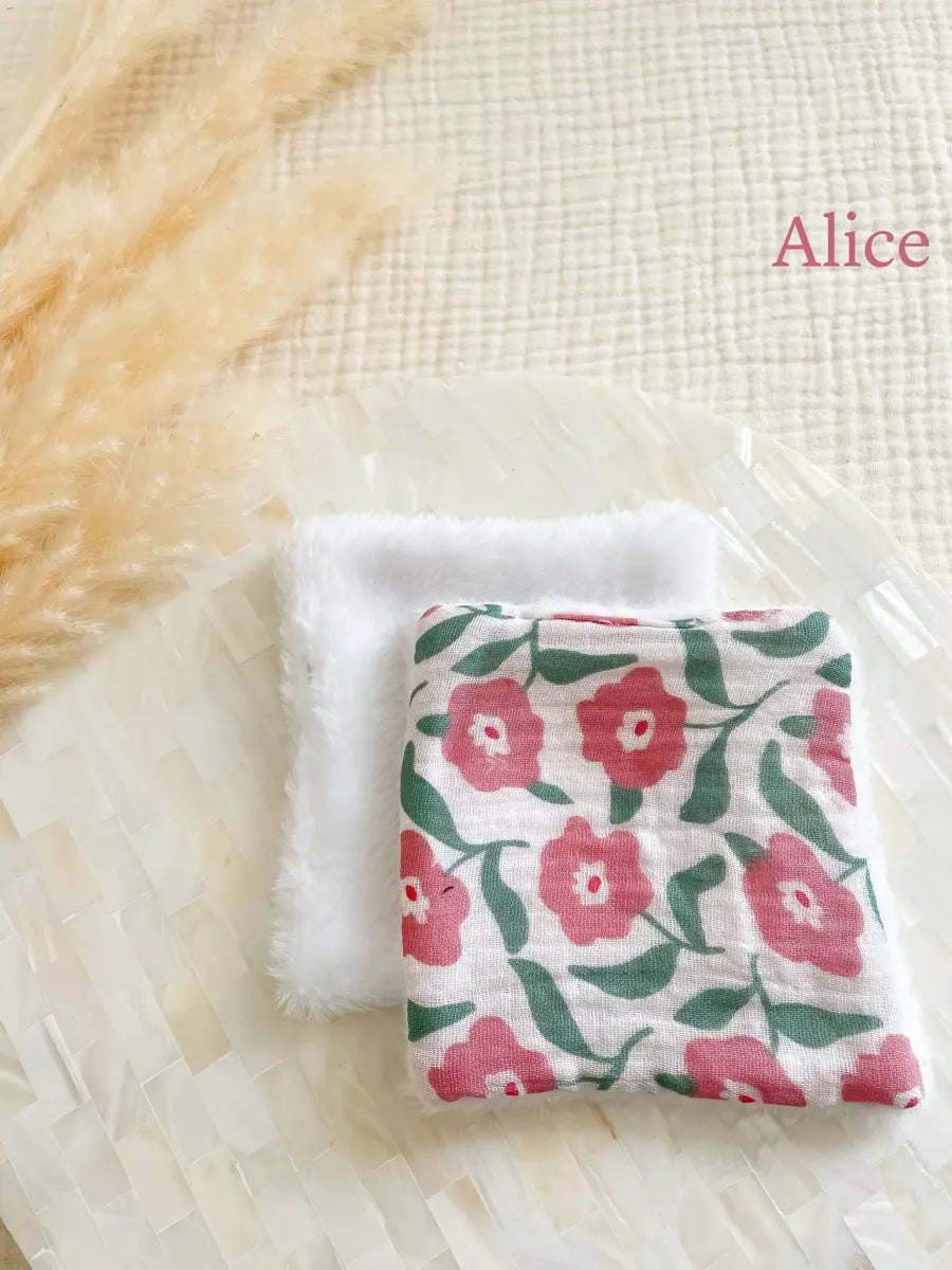 Coton lavable en tissu doudou - Alice