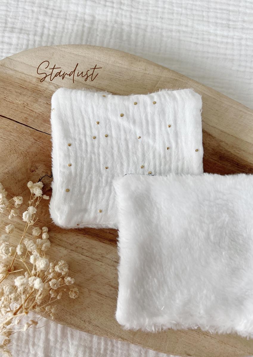 Coton lavable en tissu doudou - Star dust