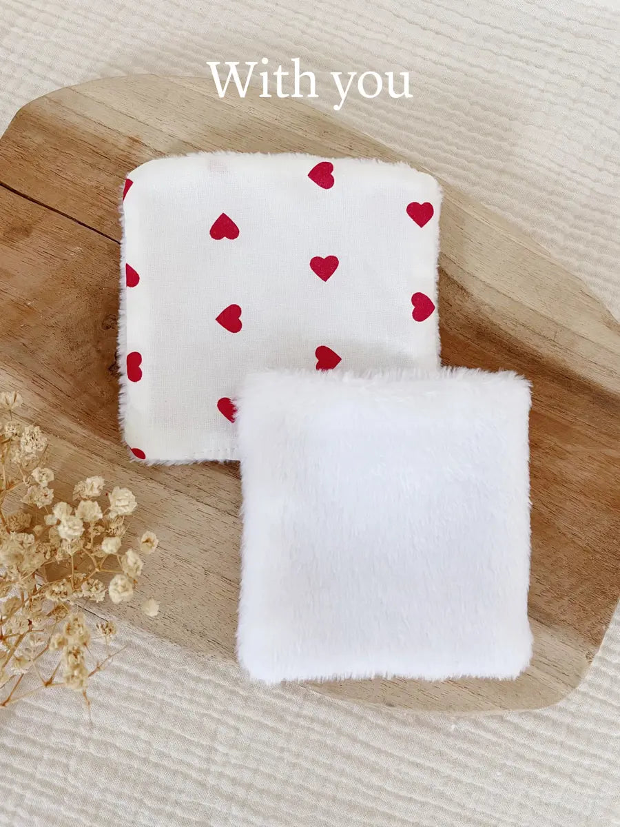 Coton lavable en tissu doudou - With you