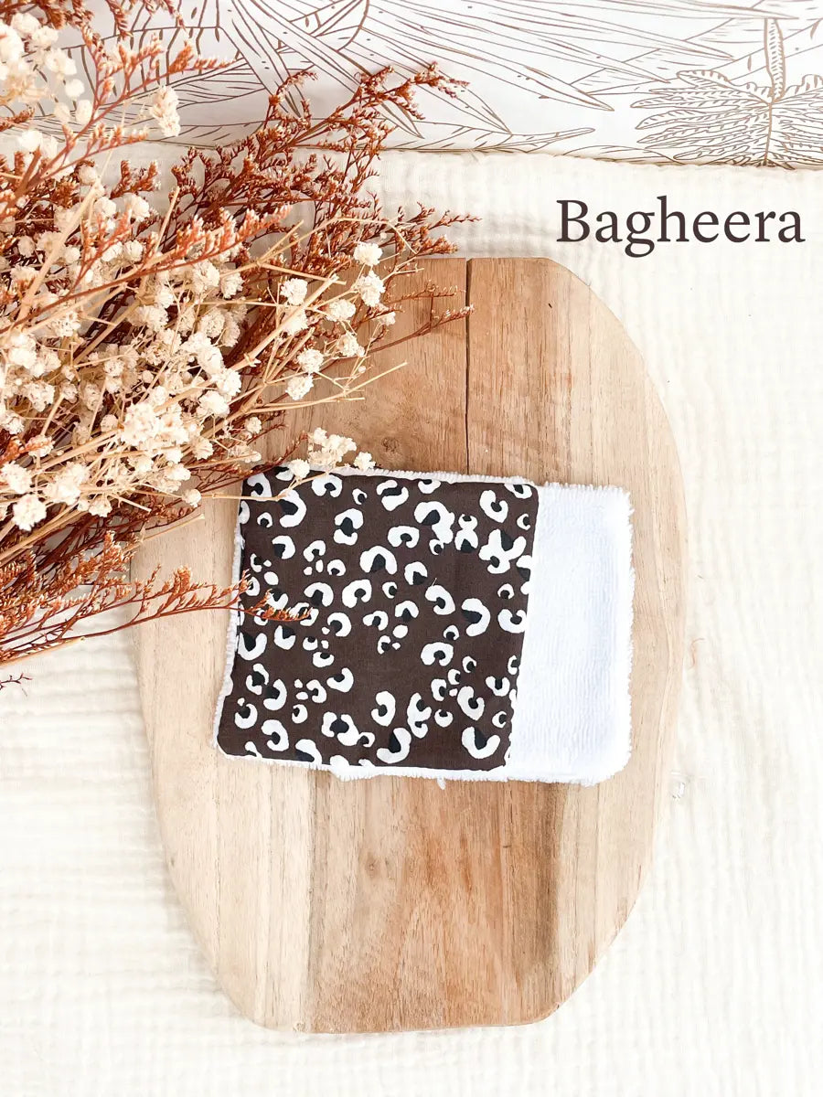 Coton lavable en éponge bambou - Bagheera