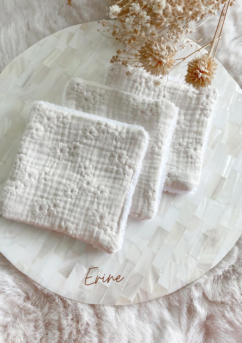 Coton lavable en éponge bambou - Erine