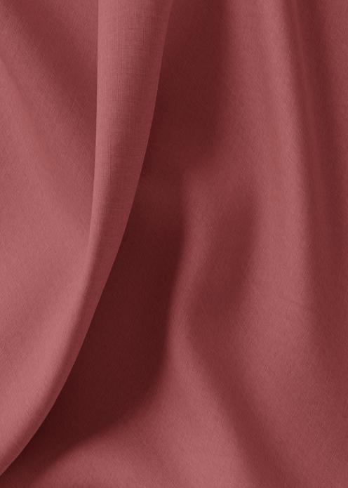 Coton uni framboise - 1