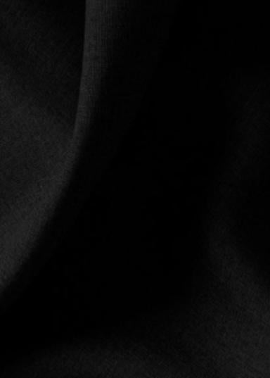 Toile de coton noir - 1