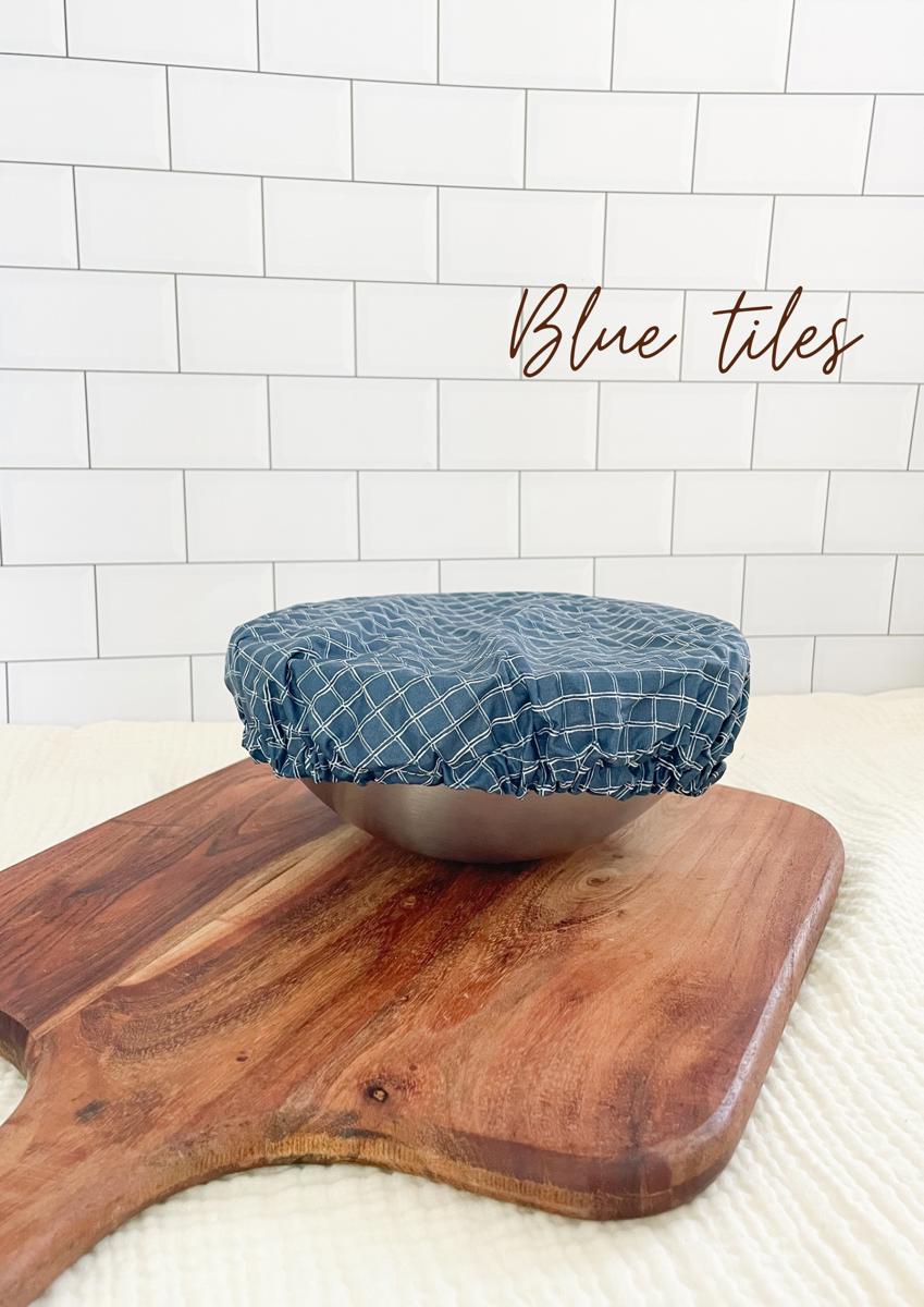 Couvre-bol taille XL - Blue tiles