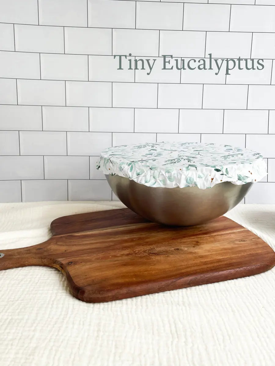 Couvre-bol taille L - Tiny eucalyptus