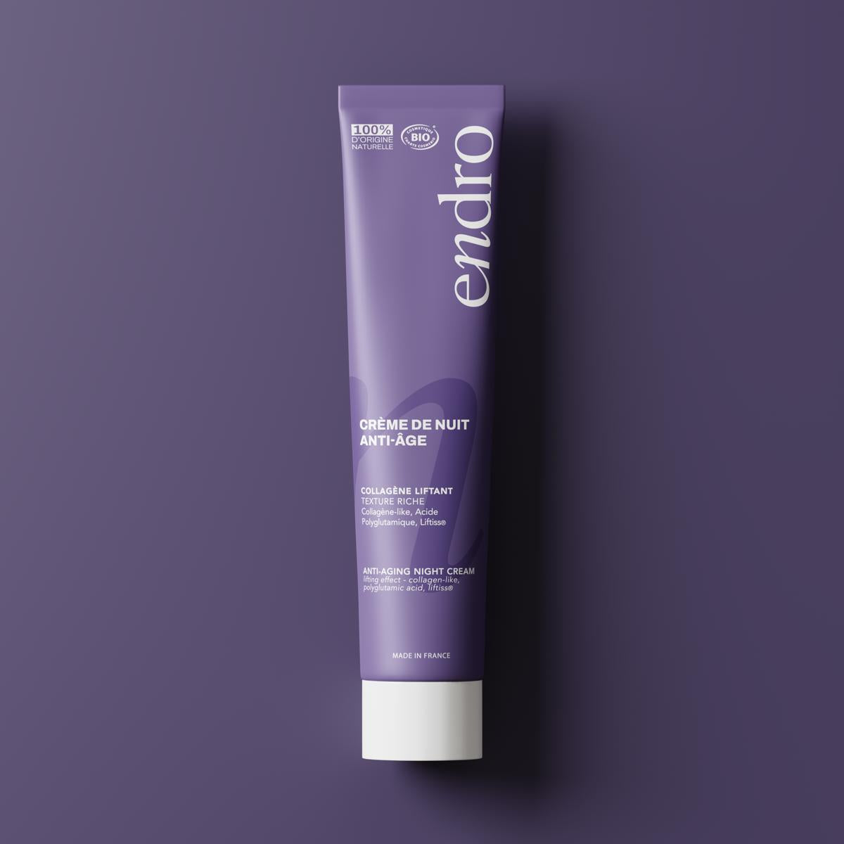 Crème visage nuit anti âge au collagène - Endro - 1