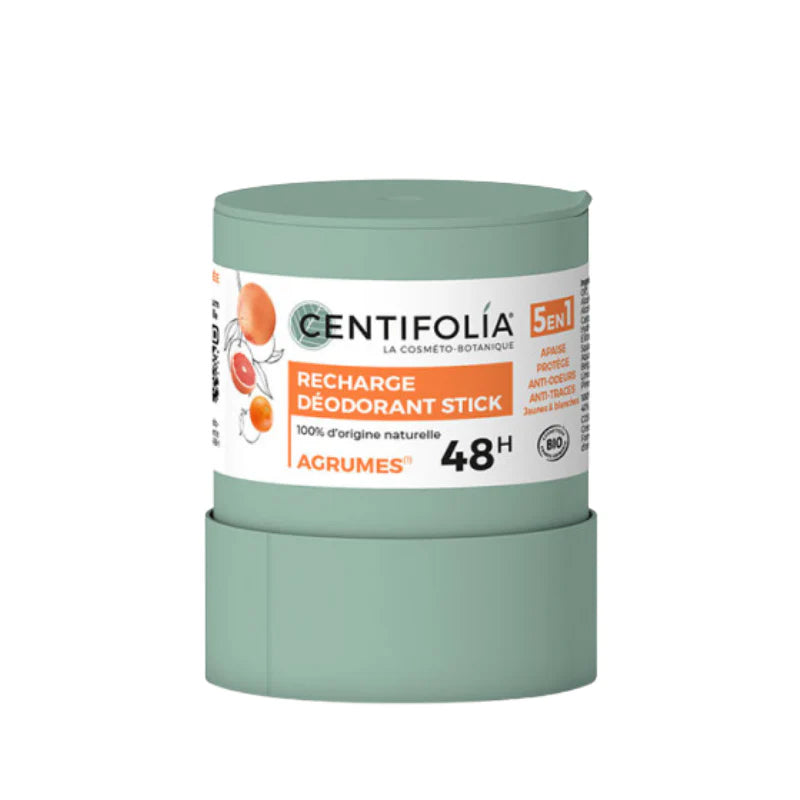 Déodorant stick rechargeable - Centifolia - Recharge Agrumes