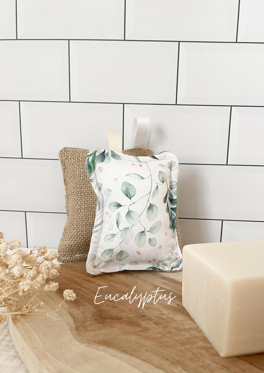 Eponge lavable TOILE DE JUTE - Eucalyptus