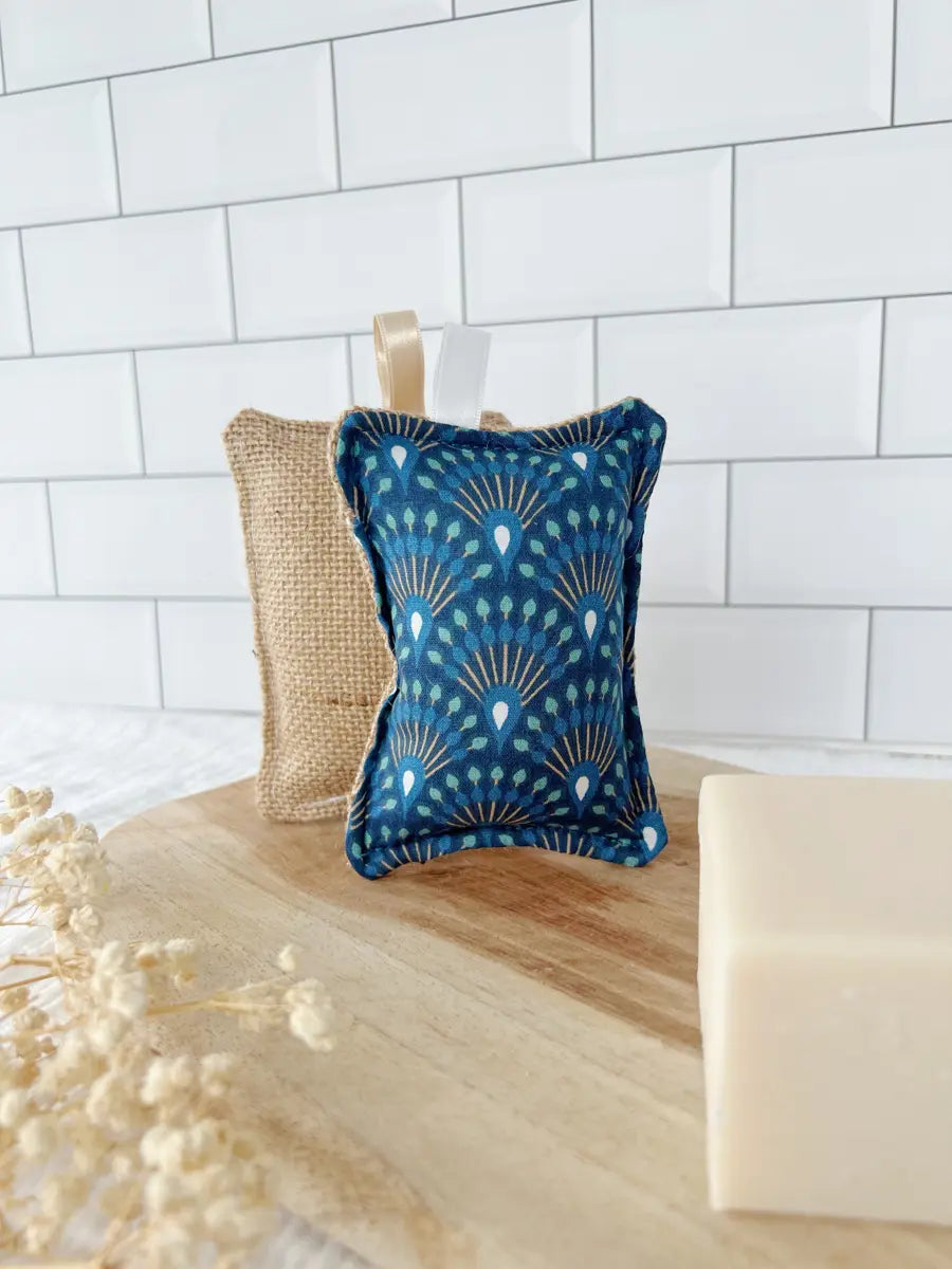 Eponge lavable TOILE DE JUTE - Paon