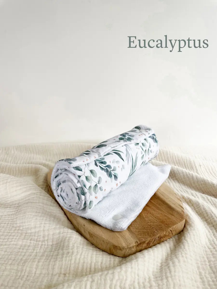 Essuie-tout lavable (5 feuilles) - Eucalyptus
