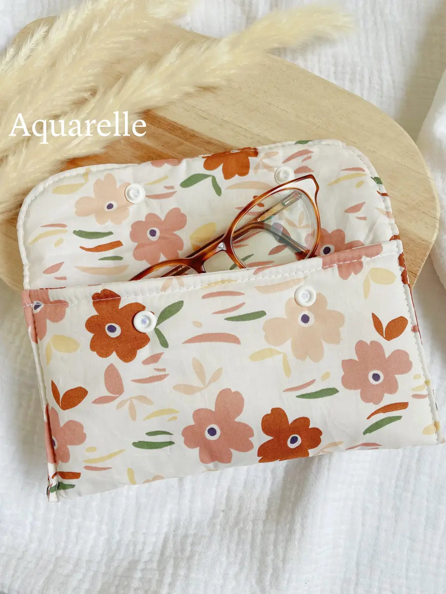 Étui à lunettes - Aquarelle