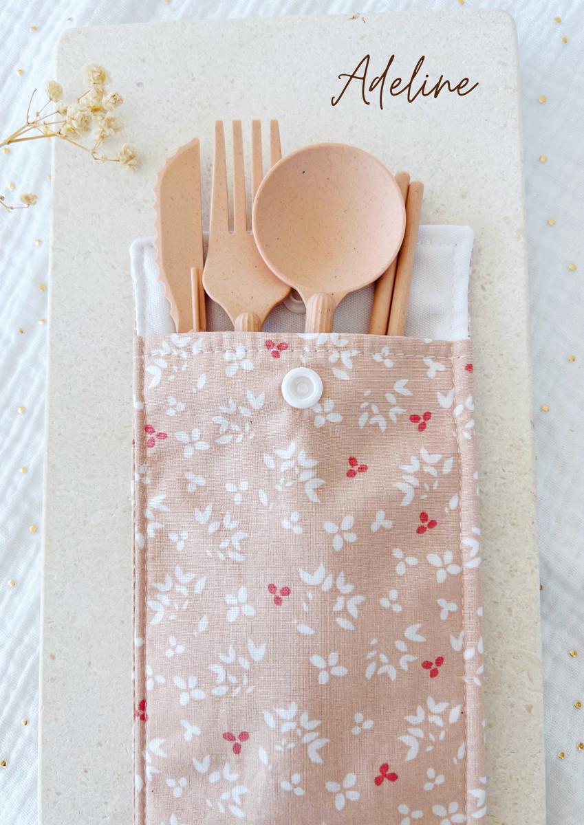 Etui imperméable pour brosse à dent et dentifrice / pochette à couvert - Adeline