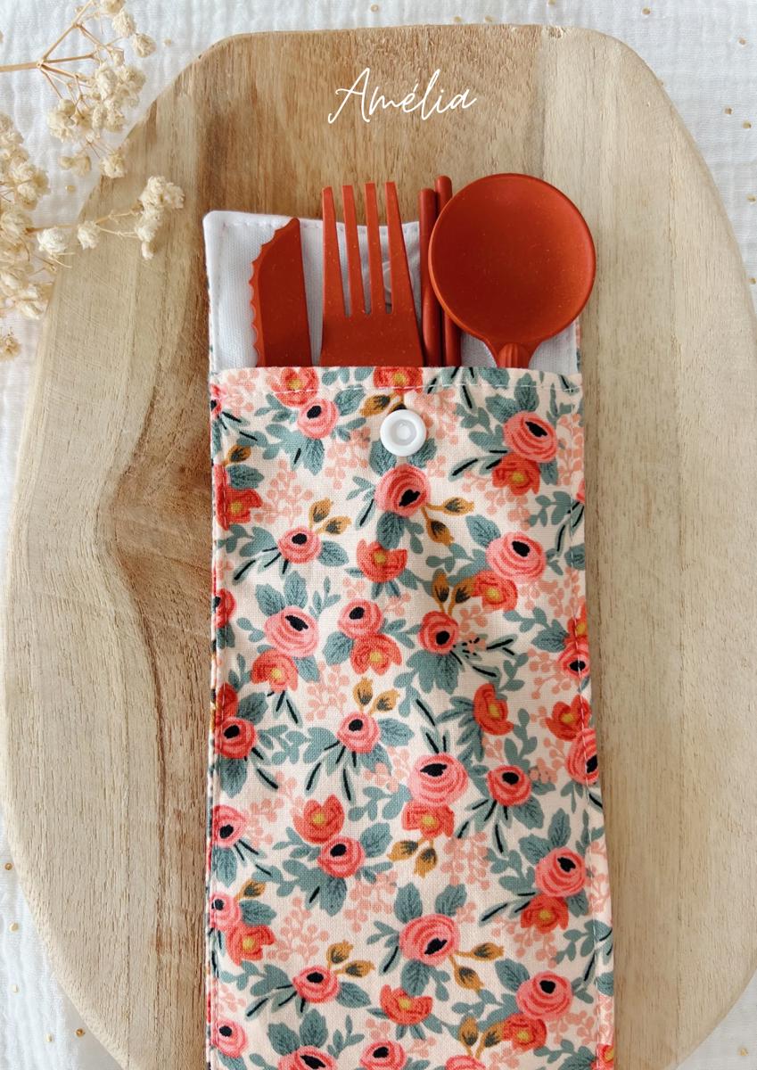 Etui imperméable pour brosse à dent et dentifrice / pochette à couvert - Amélia *