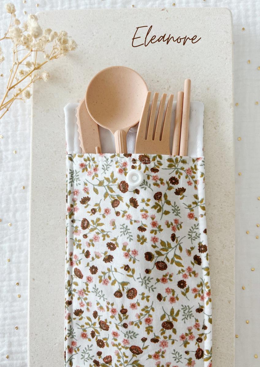 Etui imperméable pour brosse à dent et dentifrice / pochette à couvert - Eleanore