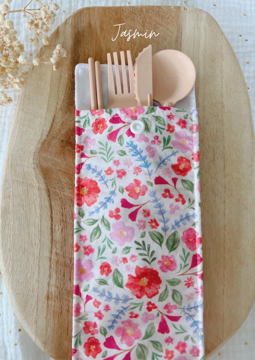 Etui imperméable pour brosse à dent et dentifrice / pochette à couvert - Jasmin