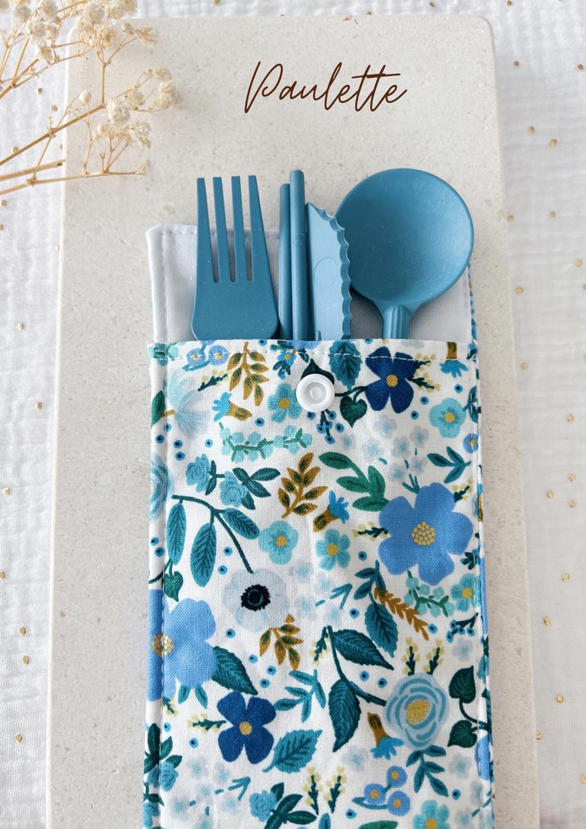 Etui imperméable pour brosse à dent et dentifrice / pochette à couvert - Paulette *