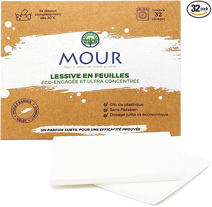 Feuilles de lessive - Mour - 32