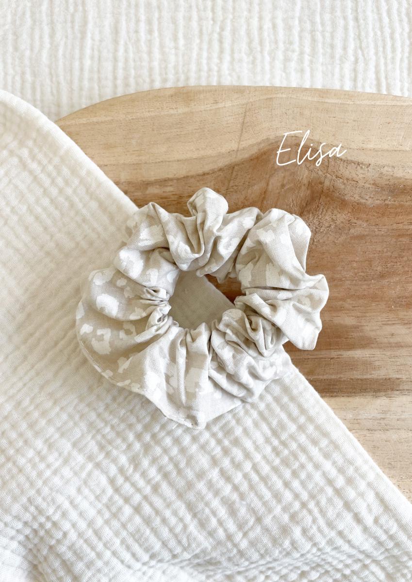 Chouchou coton imprimé - Elisa