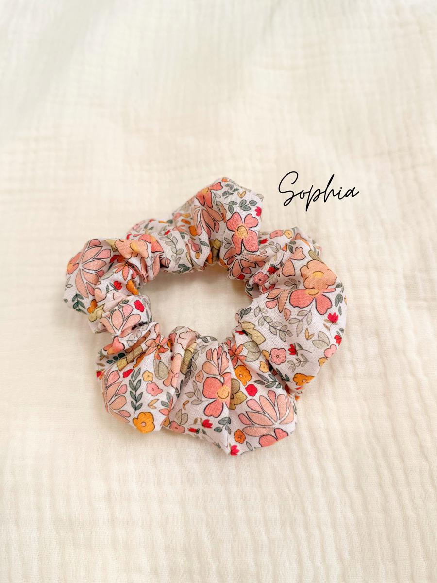 Chouchou coton imprimé - Sophia