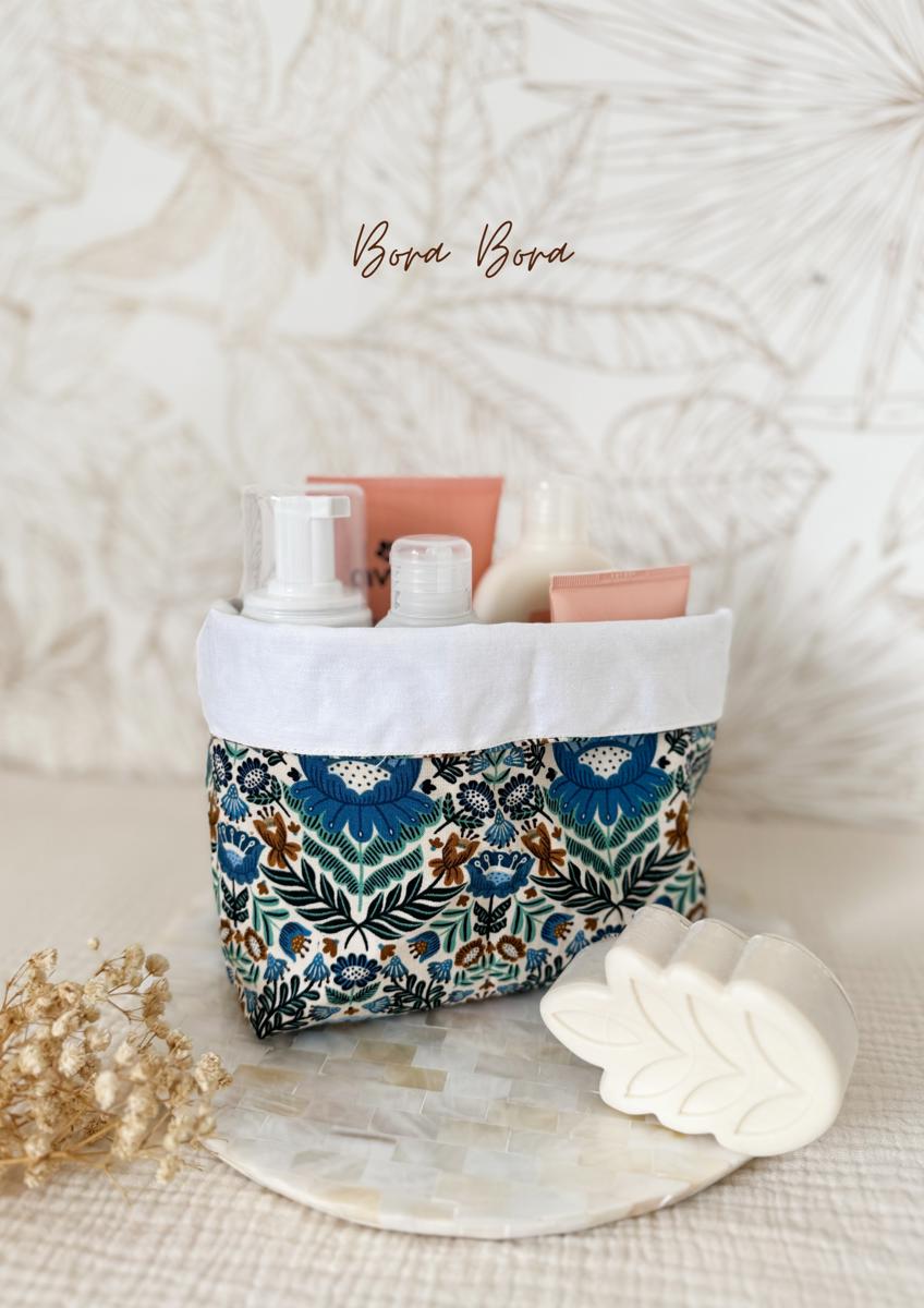 Grande panière en tissu - Bora bora