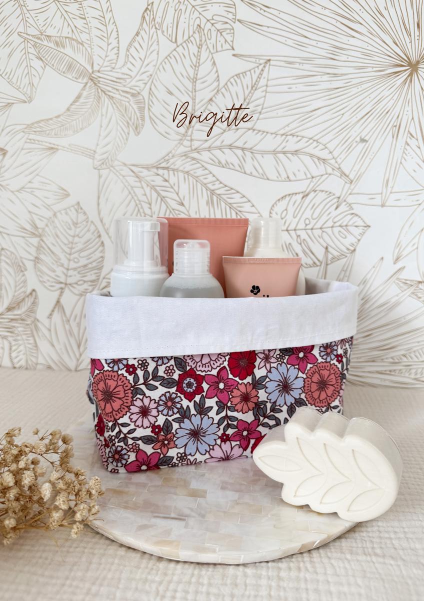 Grande panière en tissu - Brigitte