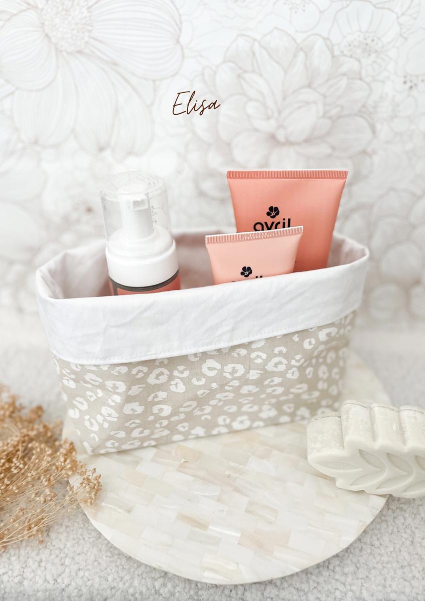 Grande panière en tissu - Elisa