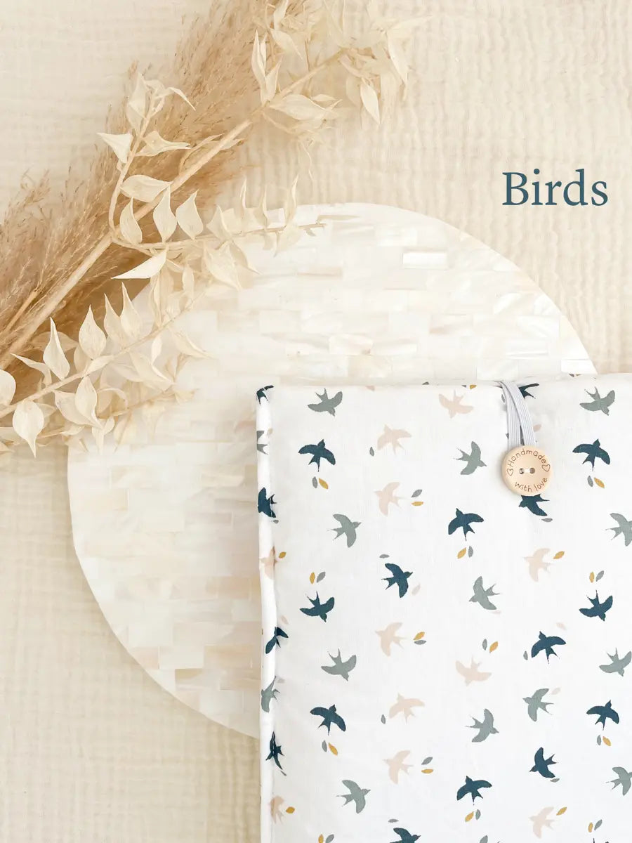 Grande pochette à livre ou tablette - Birds