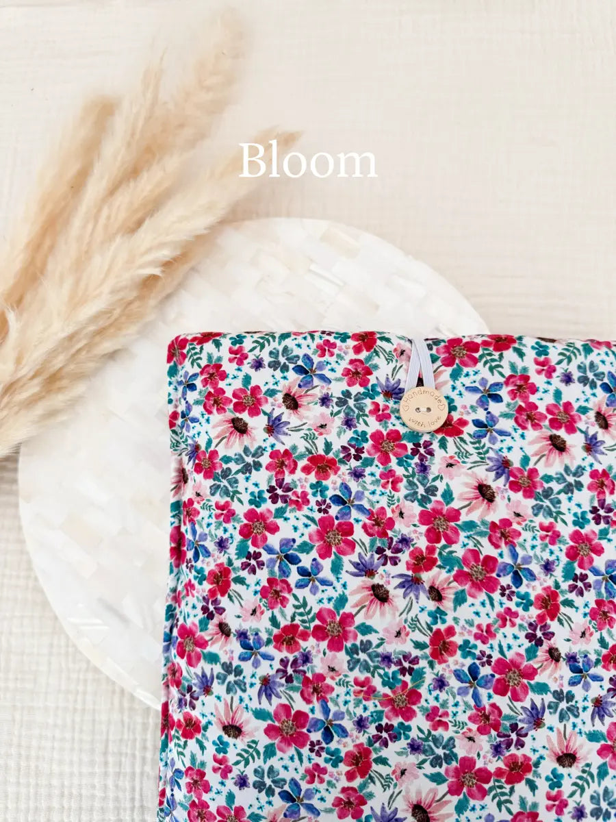 Grande pochette à livre ou tablette - Bloom